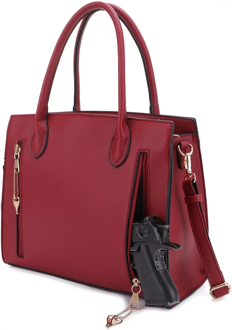 Jessie & James Evelyn Concealed Carry Lock and Key Satchel Bag