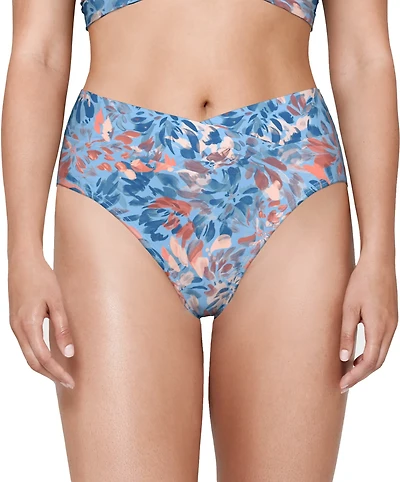 Freely Women's Wild Flower V Front High Waist Swim Bottoms