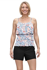 Freely Women's Wild Flower Triple Tier Swim Tankini