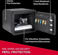 SentrySafe Fireproof and Waterproof Safe with Dial Combination