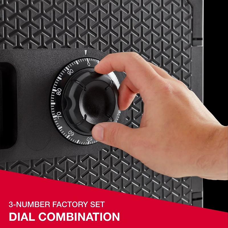 SentrySafe Fireproof and Waterproof Safe with Dial Combination