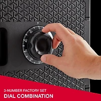 SentrySafe Fireproof and Waterproof Safe with Dial Combination