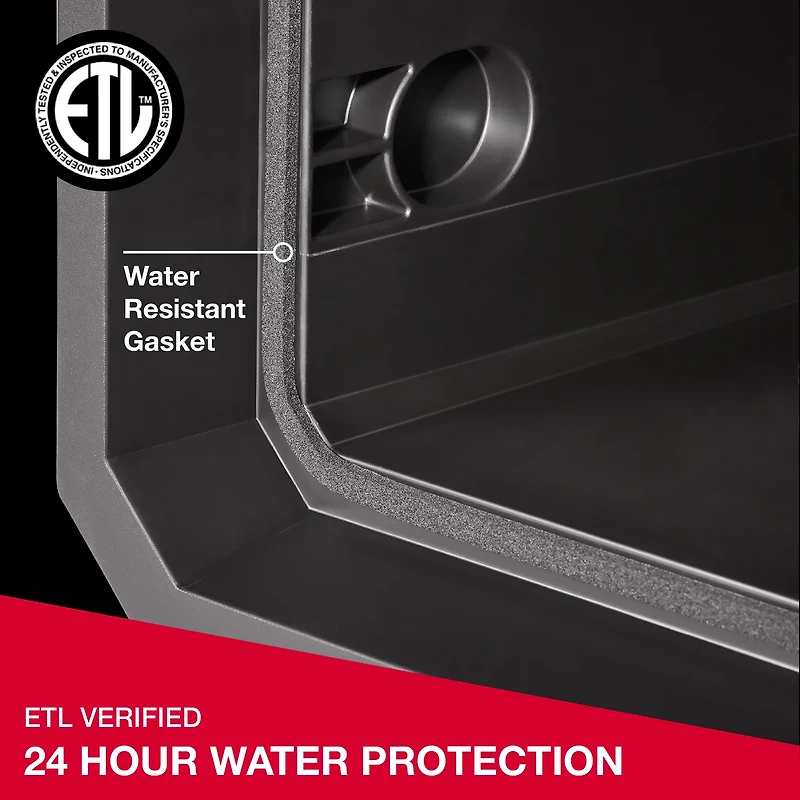 SentrySafe Fireproof and Waterproof Safe with Dial Combination