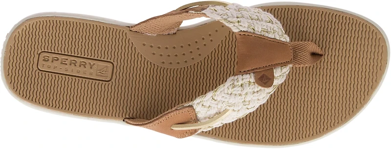 Sperry Women's Metallic Parrotfish Flip Flops