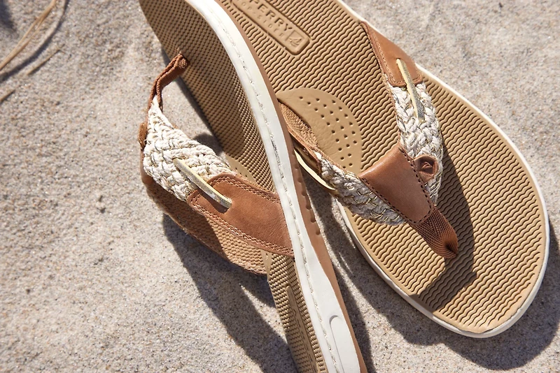Sperry Women's Metallic Parrotfish Flip Flops