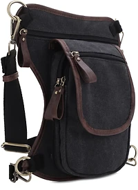 Jessie & James Cougar Canvas Concealed Carry Waist and Leg Bag