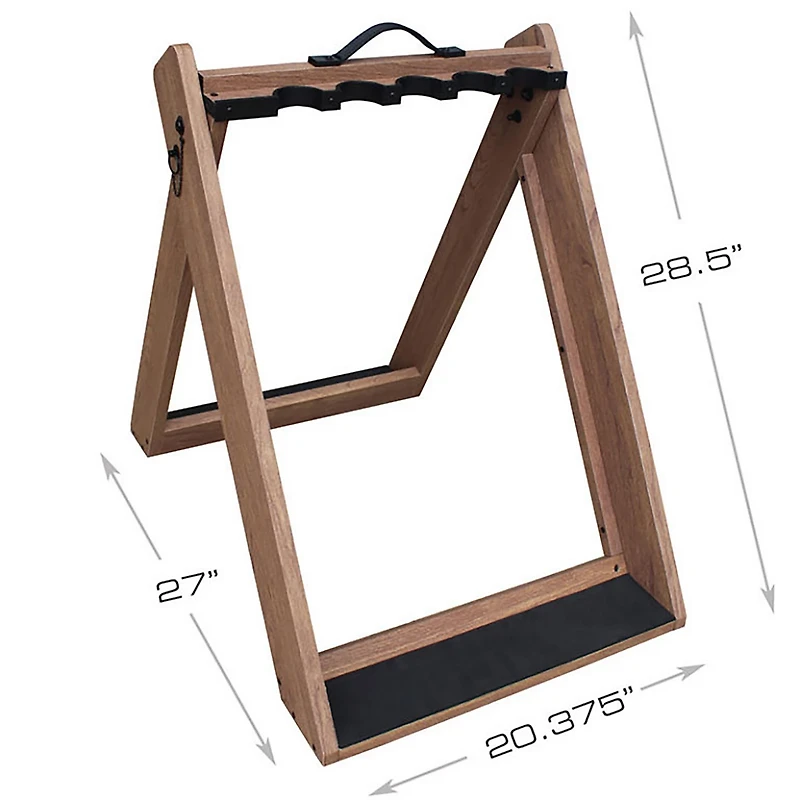 Rush Creek Folding 10-Gun Rack
