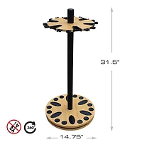 Rush Creek Spinning 24-Rod Storage Rack