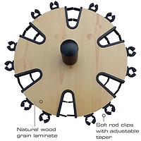 Rush Creek Spinning 24-Rod Storage Rack