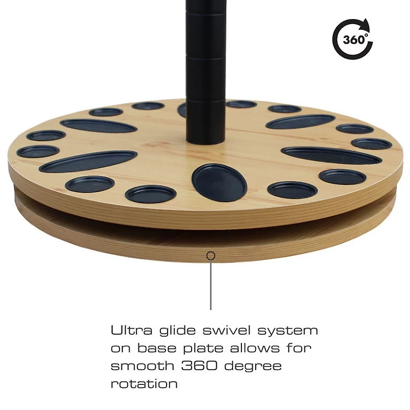 Rush Creek Spinning 24-Rod Storage Rack