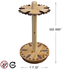 Rush Creek Spinning 30-Rod Storage Rack