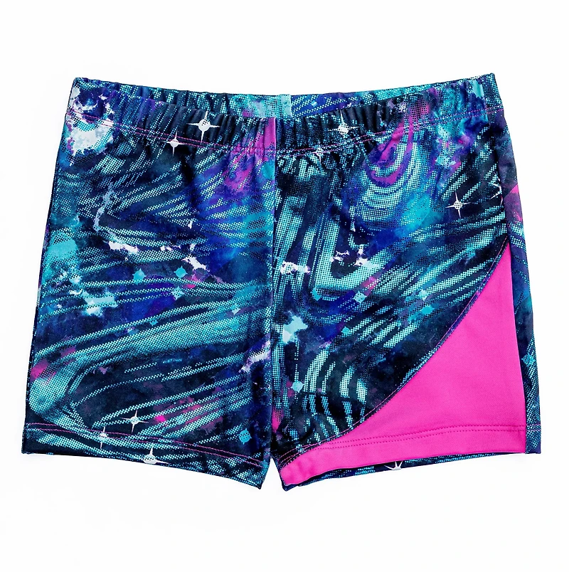 Rainbeau Moves Girls' Camoverse Print Shorts