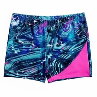Rainbeau Moves Girls' Camoverse Print Shorts