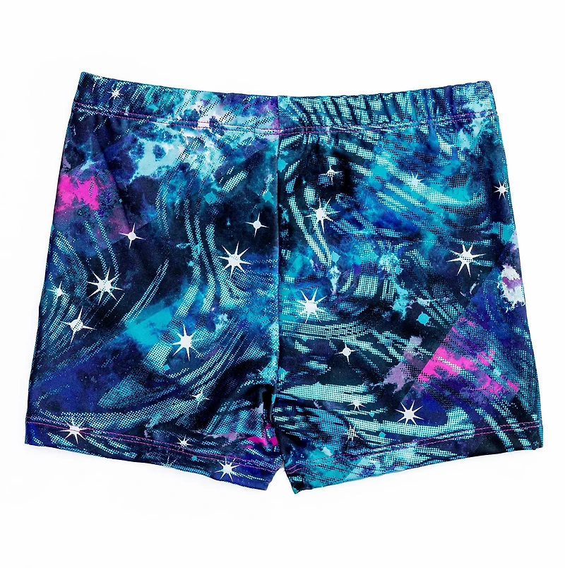 Rainbeau Moves Girls' Camoverse Print Shorts