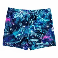 Rainbeau Moves Girls' Camoverse Print Shorts