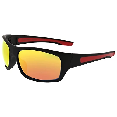 Maverick Men's Lifestyle Plastic Full Rimmed Sport Wrap-Around Polarized Sunglasses