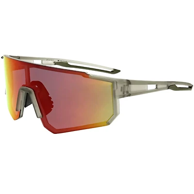Maverick Men's Performance Full-Rimmed Sport Polarized Oleophobic Shield Sunglasses