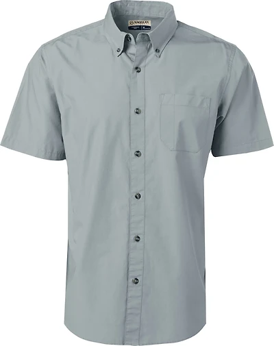 Magellan Outdoors Men's Summerville Solid Short Sleeve Shirt