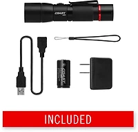 Coast HX5R 340 Rechargeable Focusing LED Flashlight
