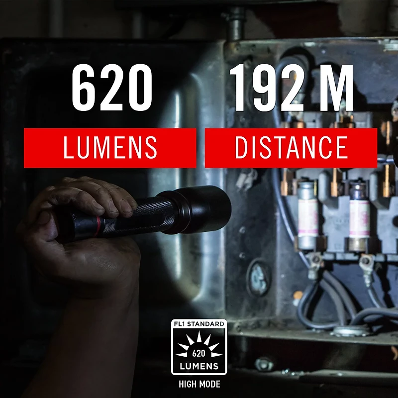 Coast HX5R 340 Rechargeable Focusing LED Flashlight