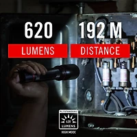 Coast HX5R 340 Rechargeable Focusing LED Flashlight