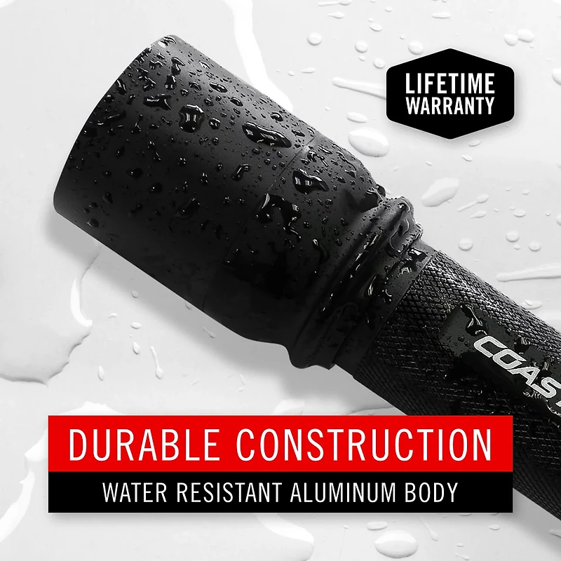 Coast HX5R 340 Rechargeable Focusing LED Flashlight