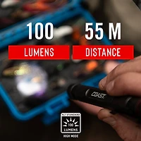 Coast BULLS-EYE G22 Handheld 100 Lumen Flashlight