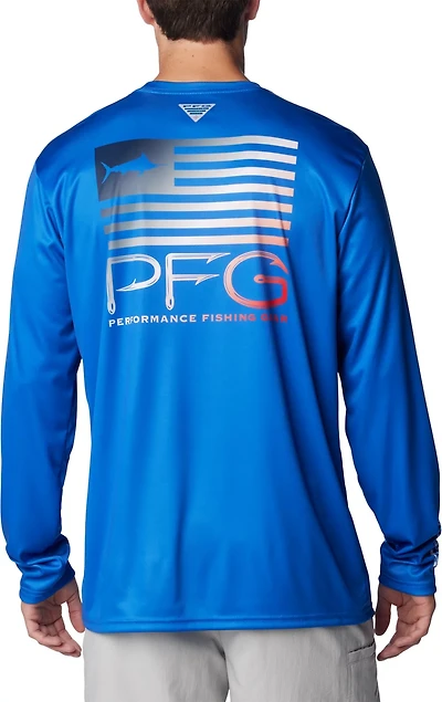 Columbia Sportswear Men's Terminal Tackle PFG Fish Star Long Sleeve Shirt