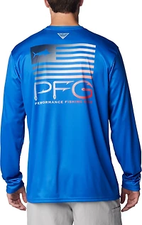 Columbia Sportswear Men's Terminal Tackle PFG Fish Star Long Sleeve Shirt