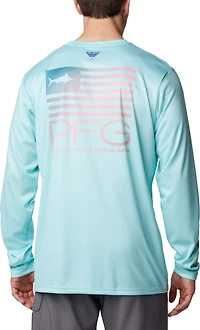 Columbia Sportswear Men's Terminal Tackle PFG Fish Star Long Sleeve Shirt