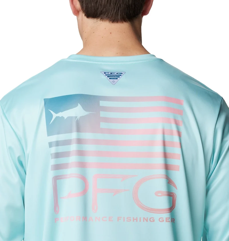 Columbia Sportswear Men's Terminal Tackle PFG Fish Star Long Sleeve Shirt