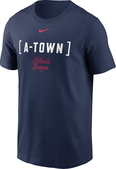 Nike Men’s Atlanta Braves Bracket Team Phrase Graphic T-shirt