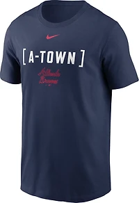 Nike Men’s Atlanta Braves Bracket Team Phrase Graphic T-shirt