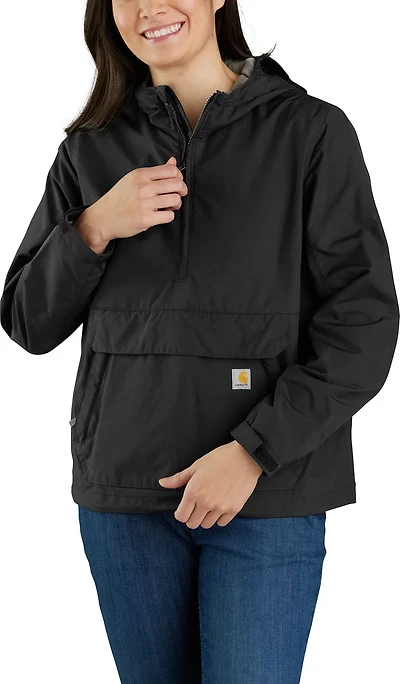 Carhartt Women's Rain Defender Loose Fit Lightweight Packable Anorak Jacket