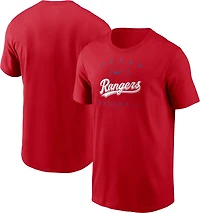 Nike Men's Texas Rangers Home Team Athletic Arch T-shirt