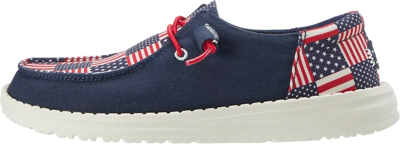 HEYDUDE Women's Wendy American Bandana Print Slip-On Shoes
