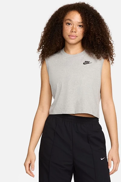Nike Women's Sportswear Club Sleeveless Cropped T-shirt