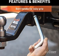 CURT Heavy-Duty 5/8 in Hitch Pin with Groove