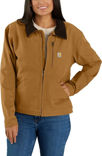 Carhartt Women's Rugged Flex Loose Fit Canvas Detroit Jacket