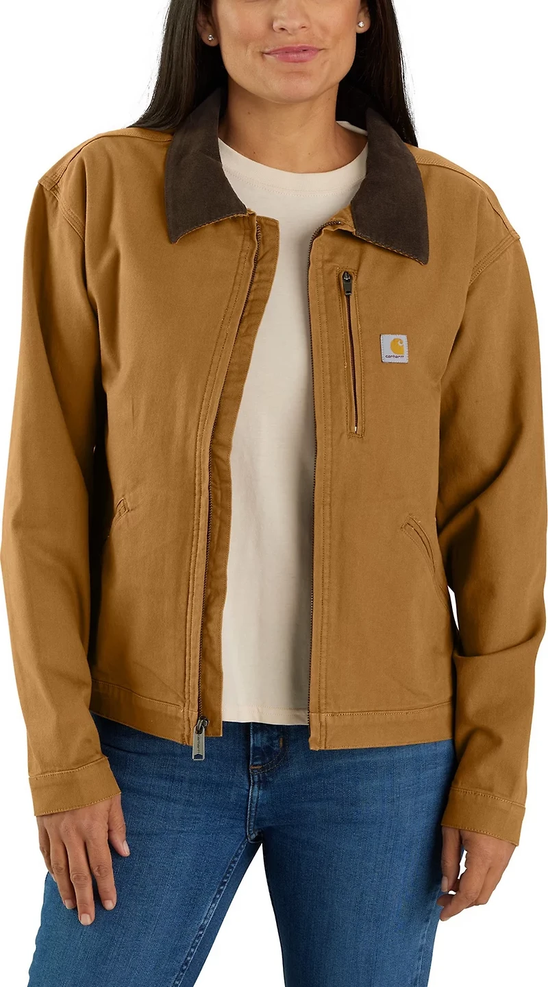 Carhartt Women's Rugged Flex Loose Fit Canvas Detroit Jacket