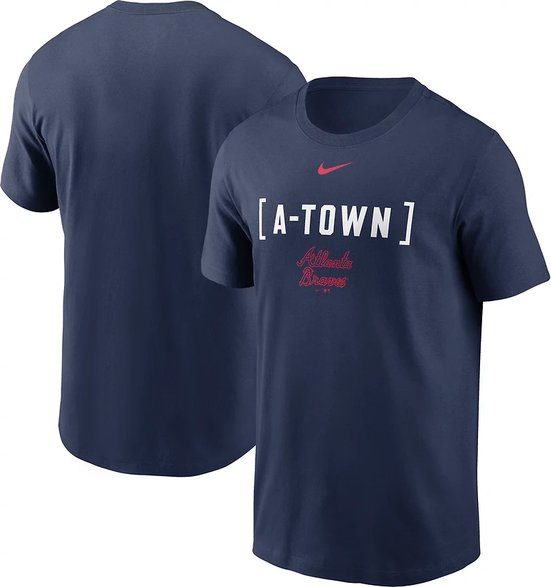 Nike Men’s Atlanta Braves Bracket Team Phrase Graphic T-shirt