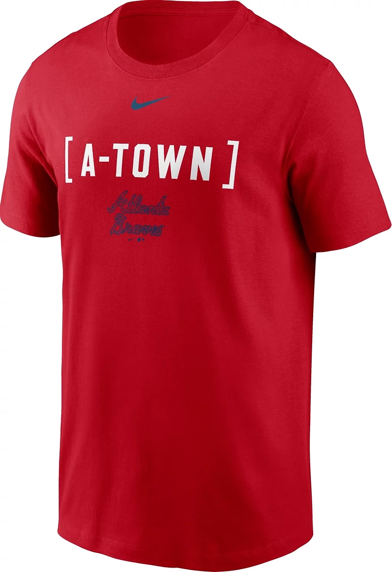 Nike Men’s Atlanta Braves Bracket Team Phrase Graphic T-shirt