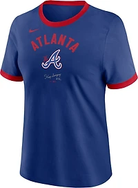 Nike Women’s Atlanta Braves City Connect Ringer Graphic T-shirt