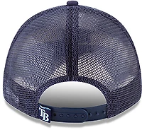 New Era Men's Tampa Bay Rays Team Adjustable 9FORTY Trucker Cap