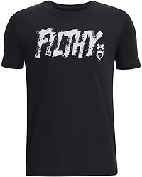 Under Armour Boys' Baseball Filthy Short Sleeve T-shirt