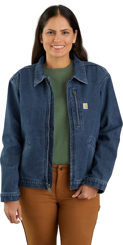 Carhartt Women's Loose Fit Denim Detroit Jacket
