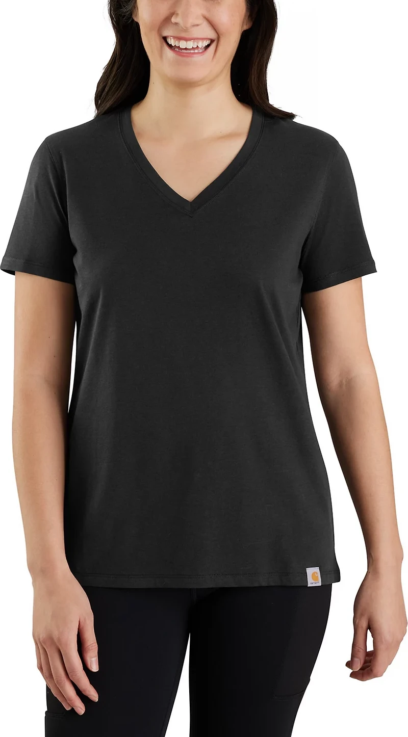Carhartt Women's Relaxed Fit Lightweight Short Sleeve V-neck T-shirt