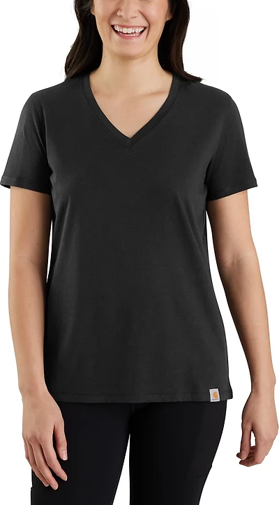 Carhartt Women's Relaxed Fit Lightweight Short Sleeve V-neck T-shirt