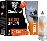 Cheddite Target 12 Gauge #8 Shotshell - 25 Rounds
