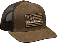 Leupold Men's Flag Waxed Canvas Trucker Hat